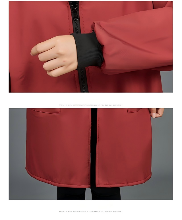 Unisex Longline Hooded Parka – Water-Resistant Urban Outerwear