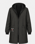 Unisex Longline Hooded Parka – Water-Resistant Urban Outerwear
