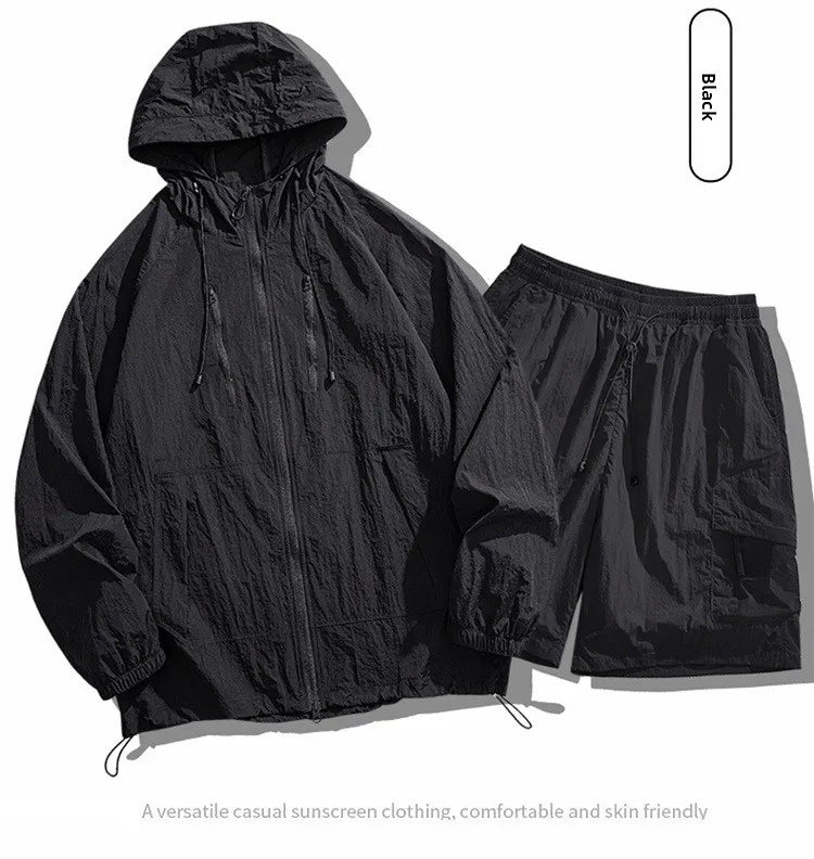 Unisex UPF50+ Hooded Sun Protection Jacket