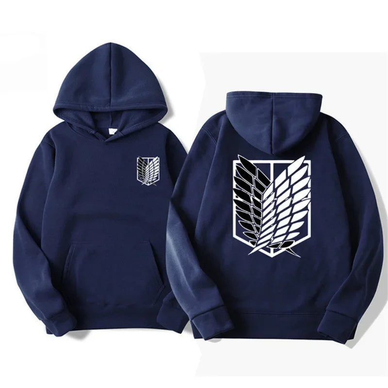 Attack on Titan Hoodie - Shingeki no Kyojin Anime Streetwear Pullover