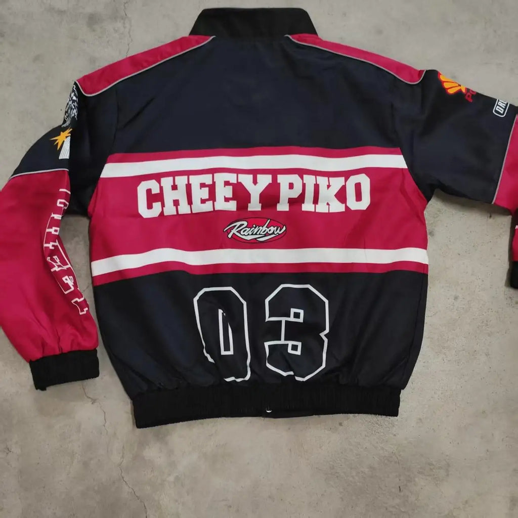 Unisex American Retro Racing Baseball Jacket