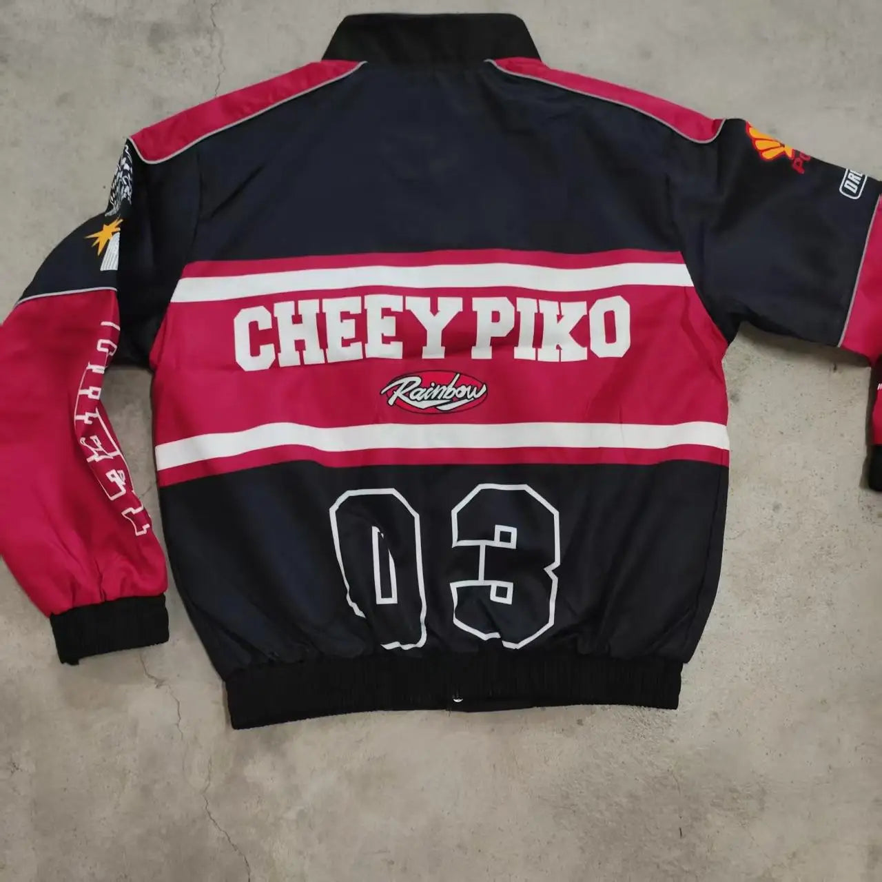 Unisex American Retro Racing Baseball Jacket