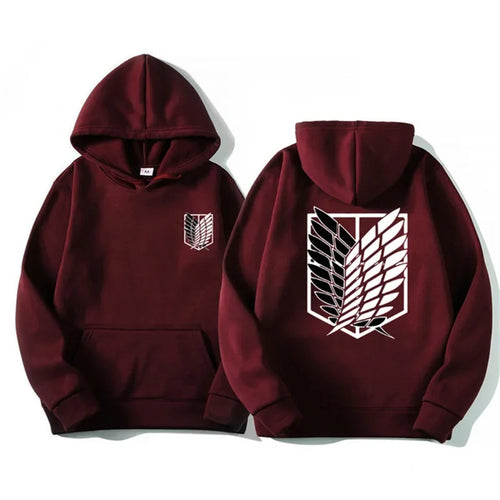 Attack on Titan Hoodie - Shingeki no Kyojin Anime Streetwear Pullover