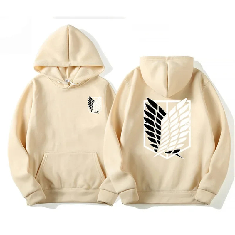 Attack on Titan Hoodie - Shingeki no Kyojin Anime Streetwear Pullover