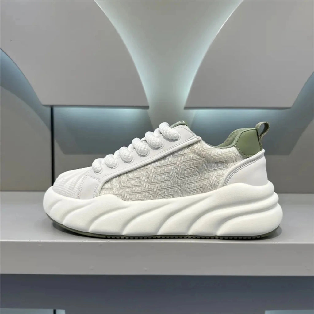 Men’s Breathable Chunky Sneakers – Thick Sole Casual Dad Shoes