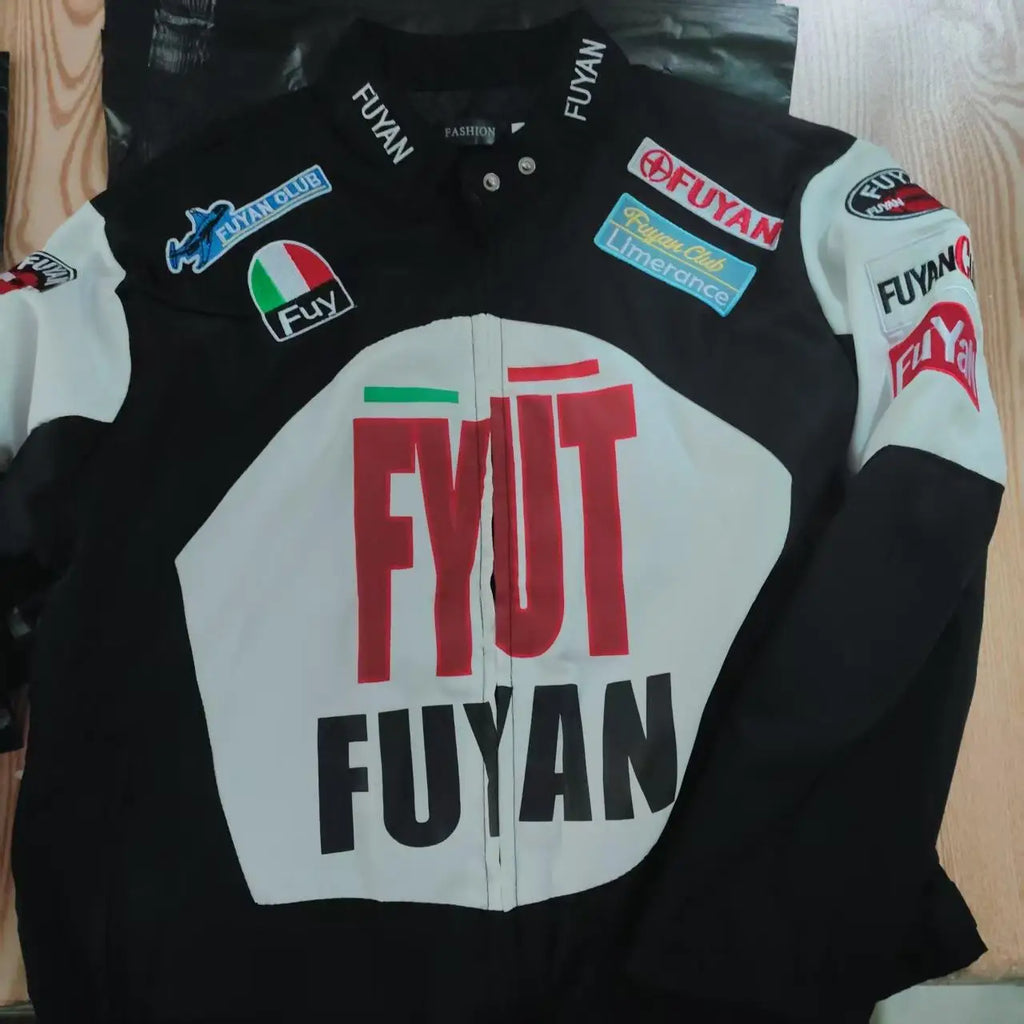Unisex American Retro Racing Baseball Jacket