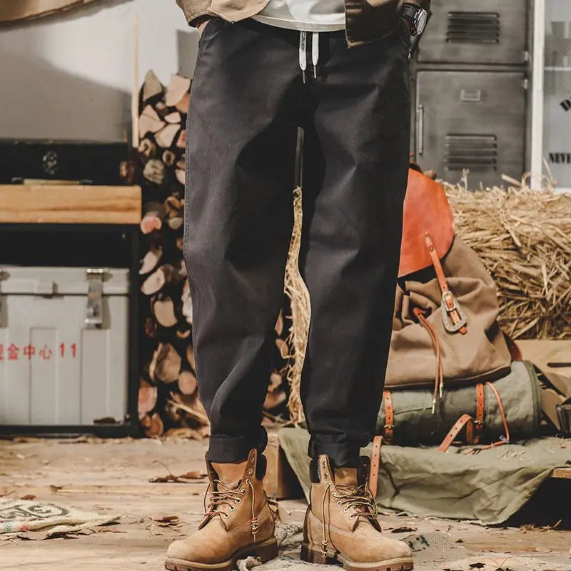 Men's Vintage Loose-Fit Workwear Pants