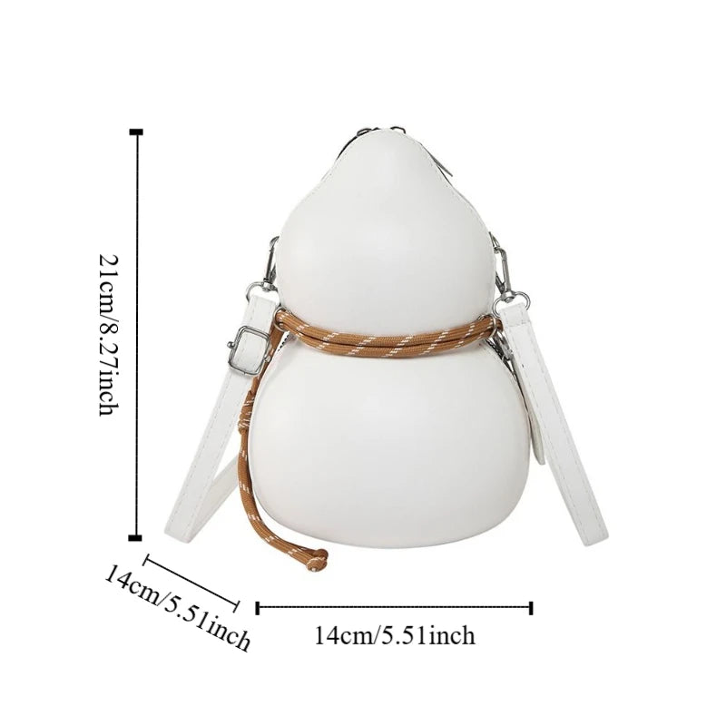 Chinese Style Tai Chi Gourd Crossbody Bag