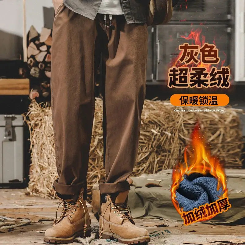 Men's Vintage Loose-Fit Workwear Pants