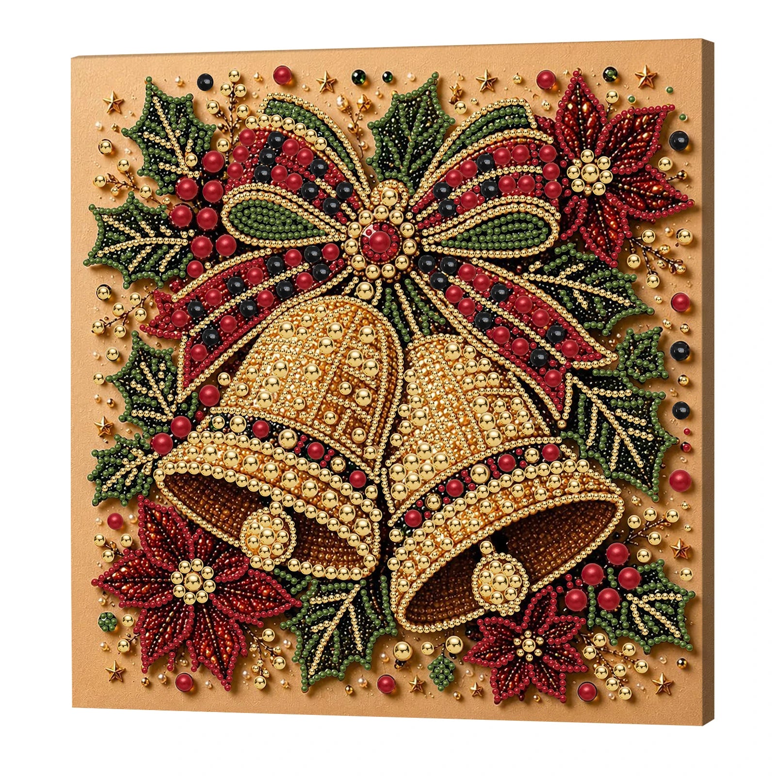 Christmas DIY Pearl Diamond Painting Kit with Frame – 30x30cm