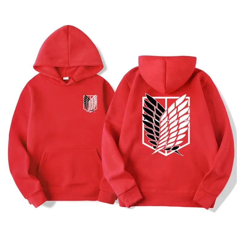 Attack on Titan Hoodie - Shingeki no Kyojin Anime Streetwear Pullover