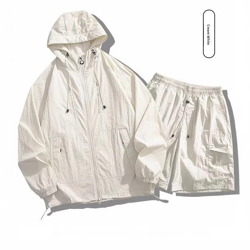 Unisex UPF50+ Hooded Sun Protection Jacket