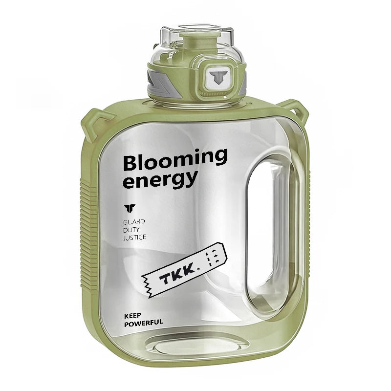 Sports Water Bottle with Carry Strap – 1L / 1.6L / 2L