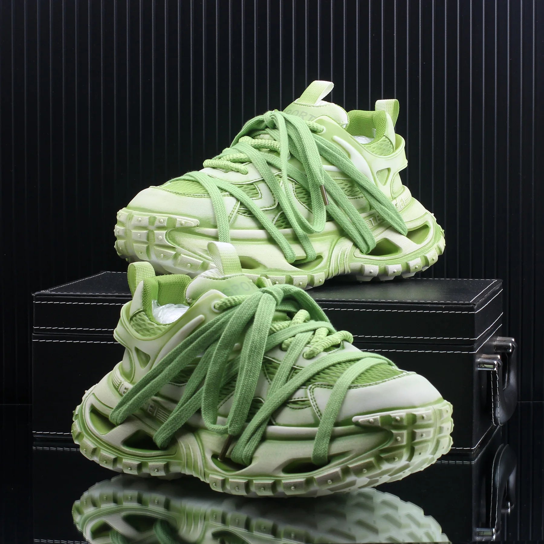 Unisex Chunky Breathable Mesh Sneakers