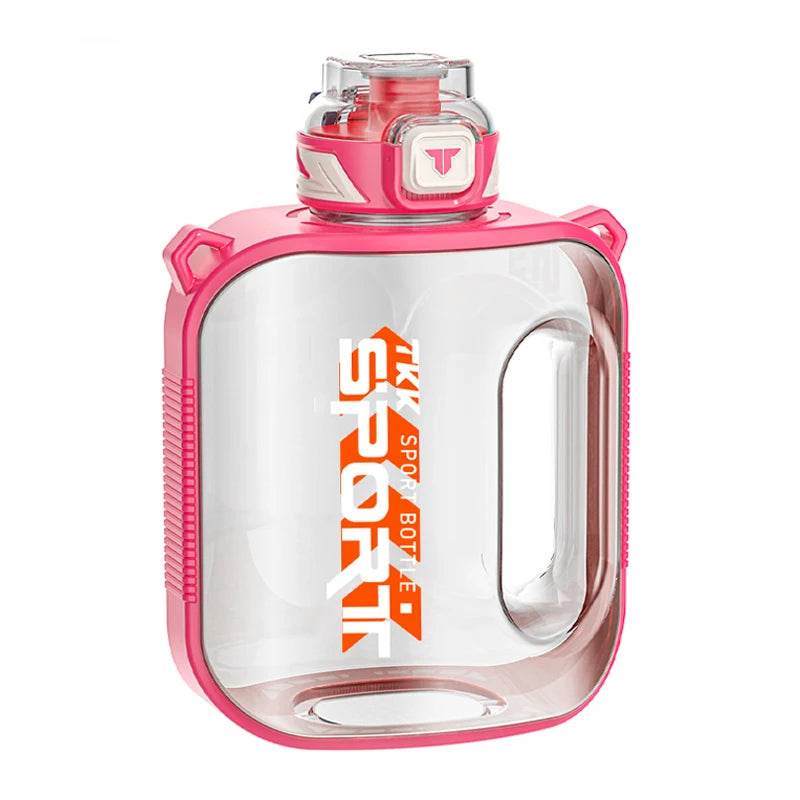Sports Water Bottle with Carry Strap – 1L / 1.6L / 2L