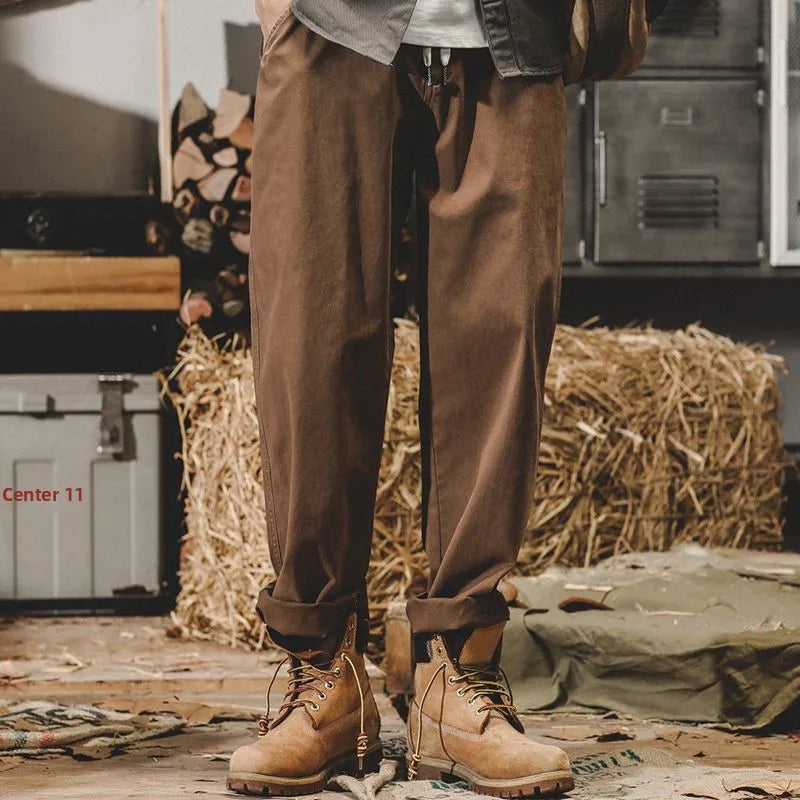 Men's Vintage Loose-Fit Workwear Pants