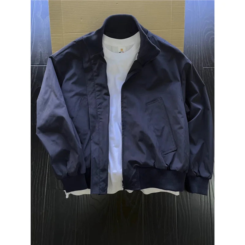 Men’s American Retro Brown Pilot Bomber Jacket