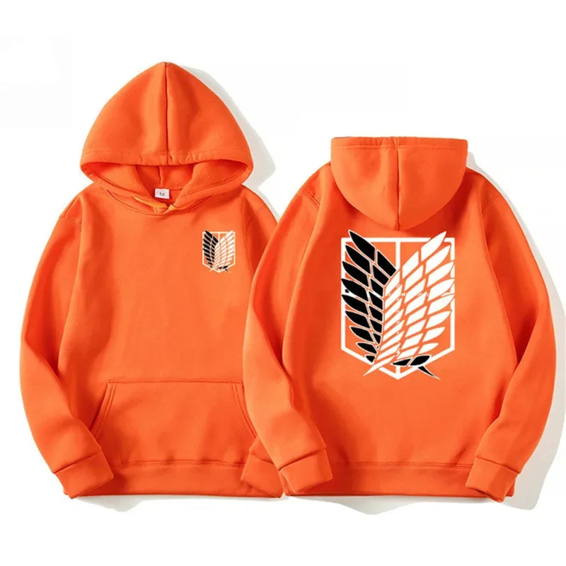 Attack on Titan Hoodie - Shingeki no Kyojin Anime Streetwear Pullover