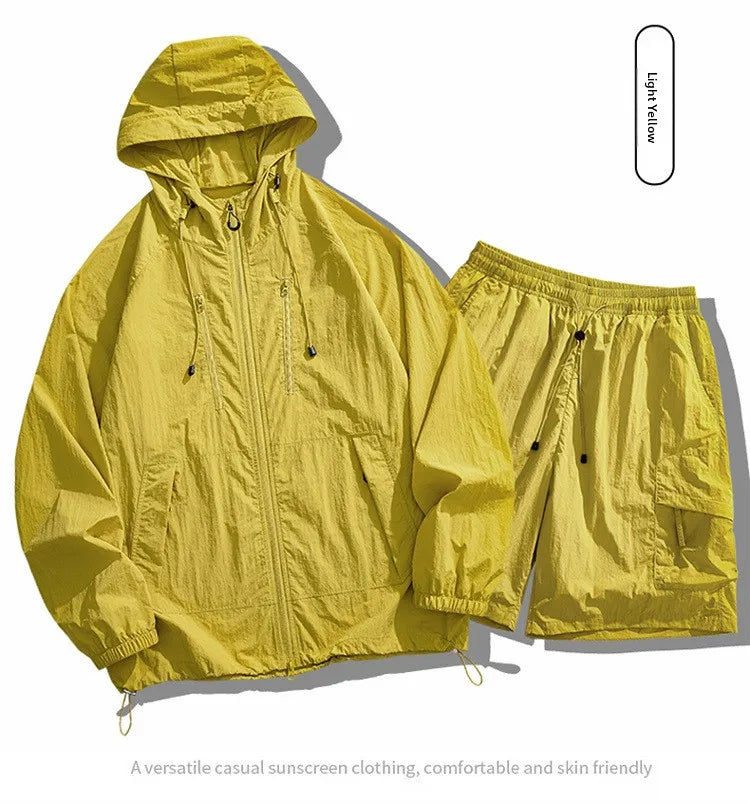 Unisex UPF50+ Hooded Sun Protection Jacket