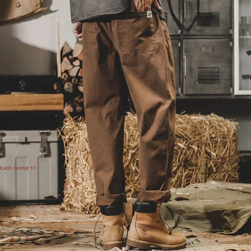Men's Vintage Loose-Fit Workwear Pants