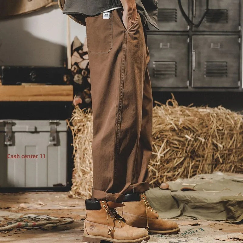 Men's Vintage Loose-Fit Workwear Pants
