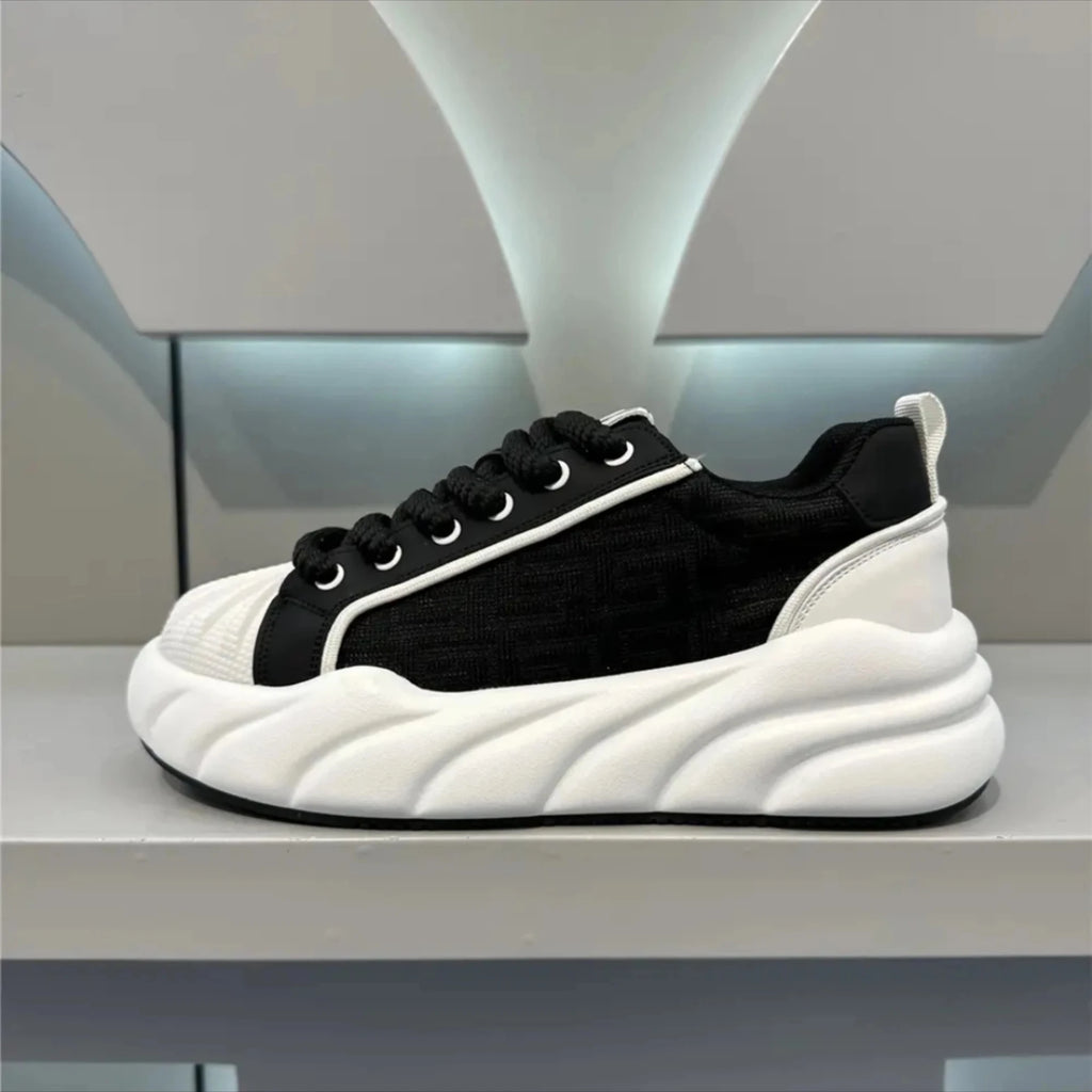 Men’s Breathable Chunky Sneakers – Thick Sole Casual Dad Shoes