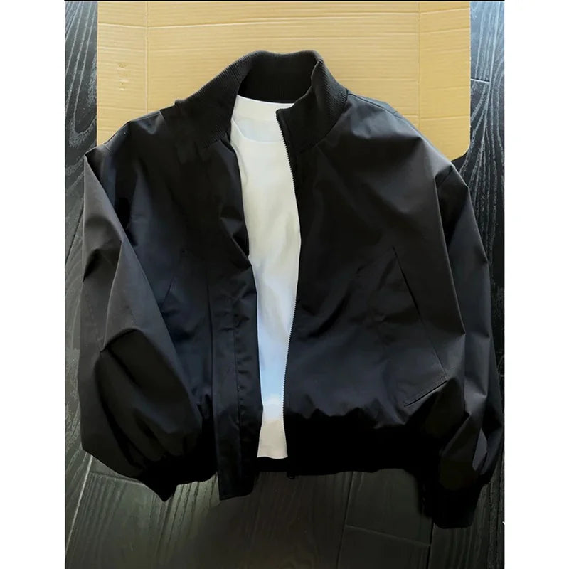 Men’s American Retro Brown Pilot Bomber Jacket